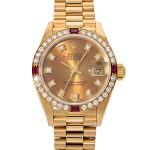 ROLEX Datejust Dial Sunburn 69068G E series (manufactured around 1991) Champ...